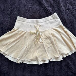 Urban Behavior Cream Skater Skirt